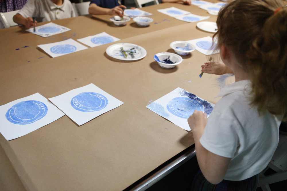 PRINTMAKING WORKSHOP FOR LOCAL STUDENTS & UPCOMING IMPRESSIONS ADDITION