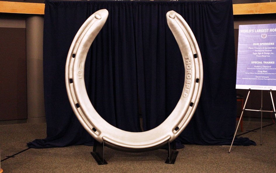Kentucky Derby Museum Now Home to World’s Largest Horseshoe