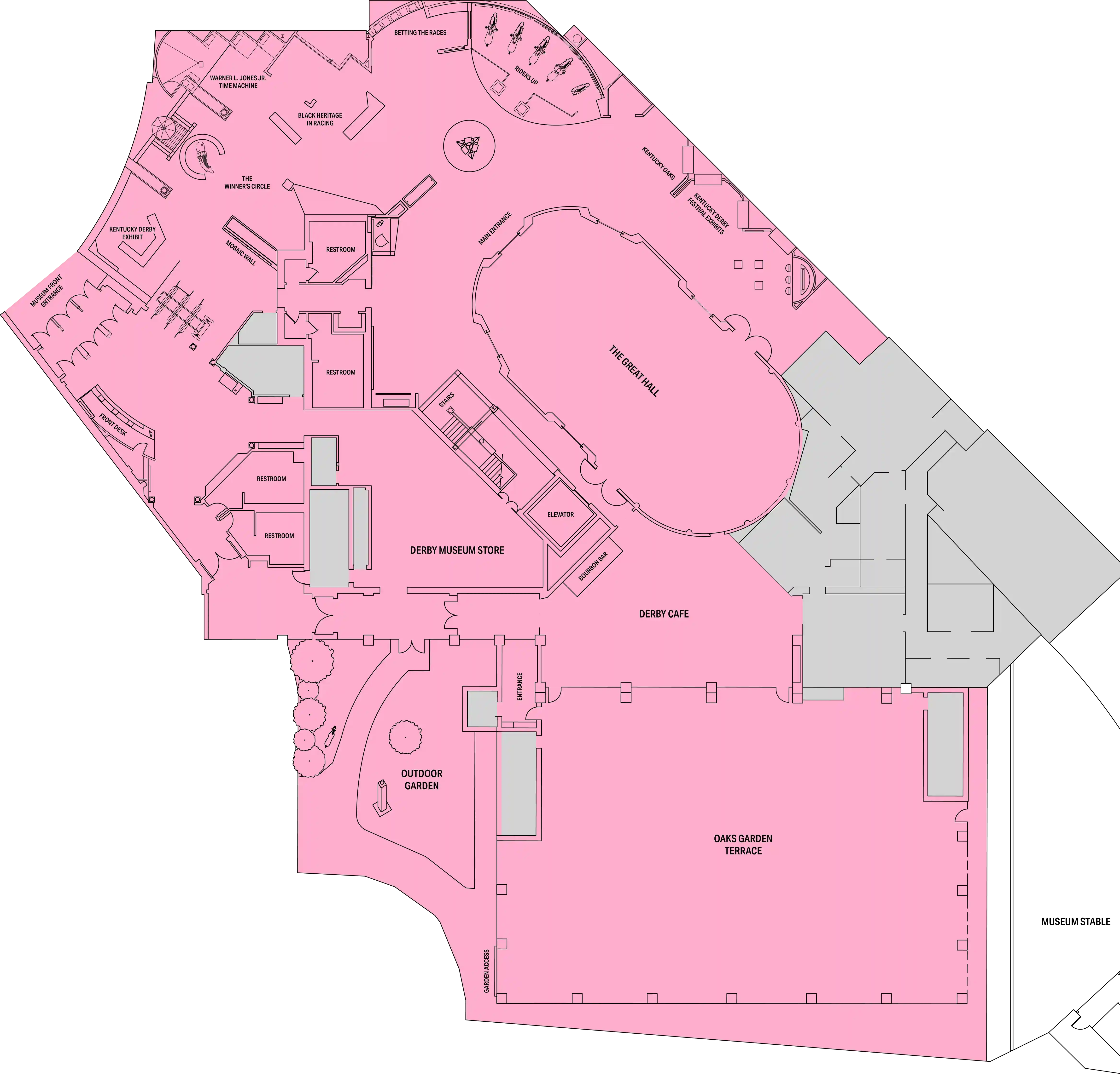 Kentucky Derby Museum First Floor Buyout Package