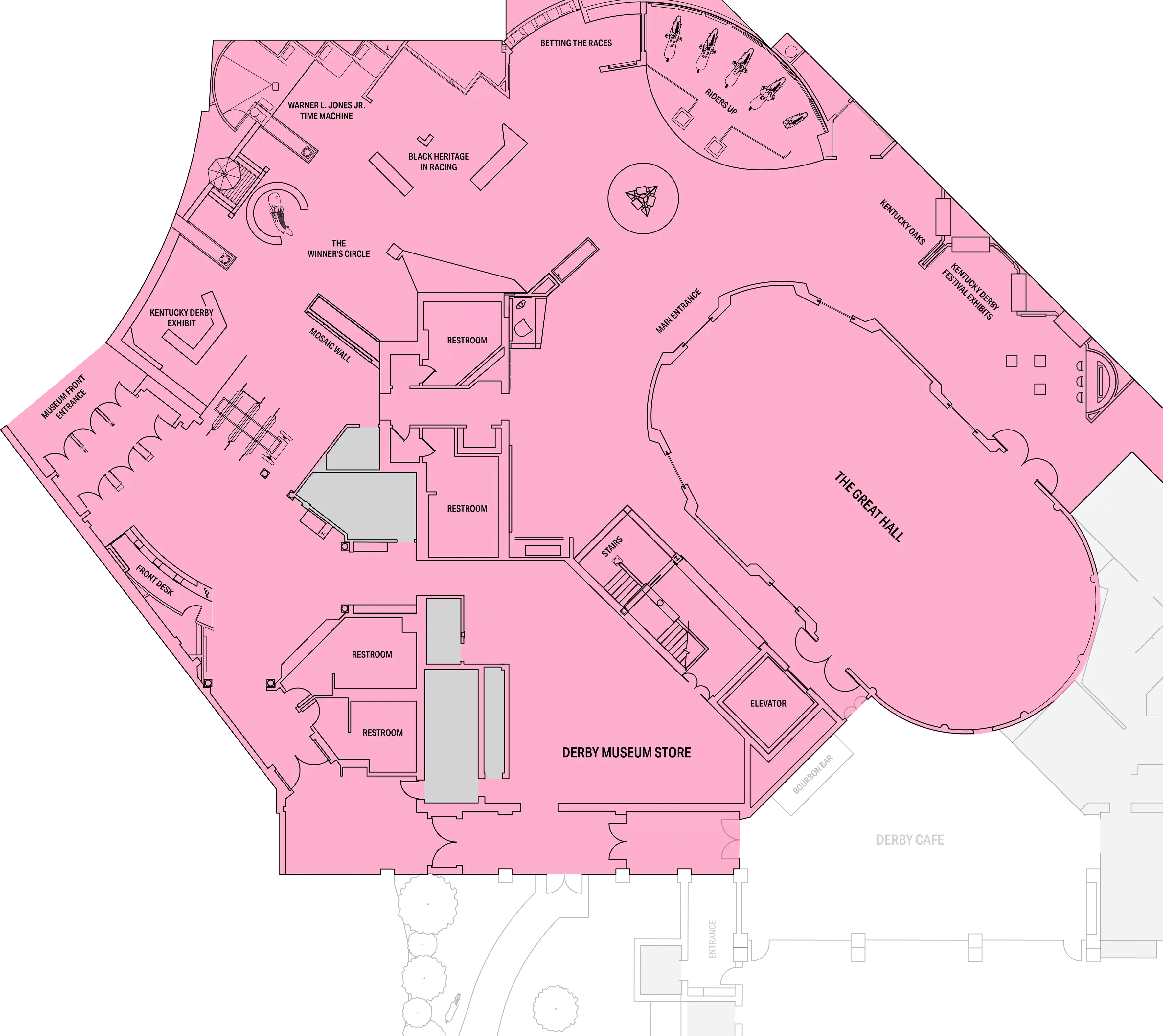 Kentucky Derby Museum Great Hall Exhibits