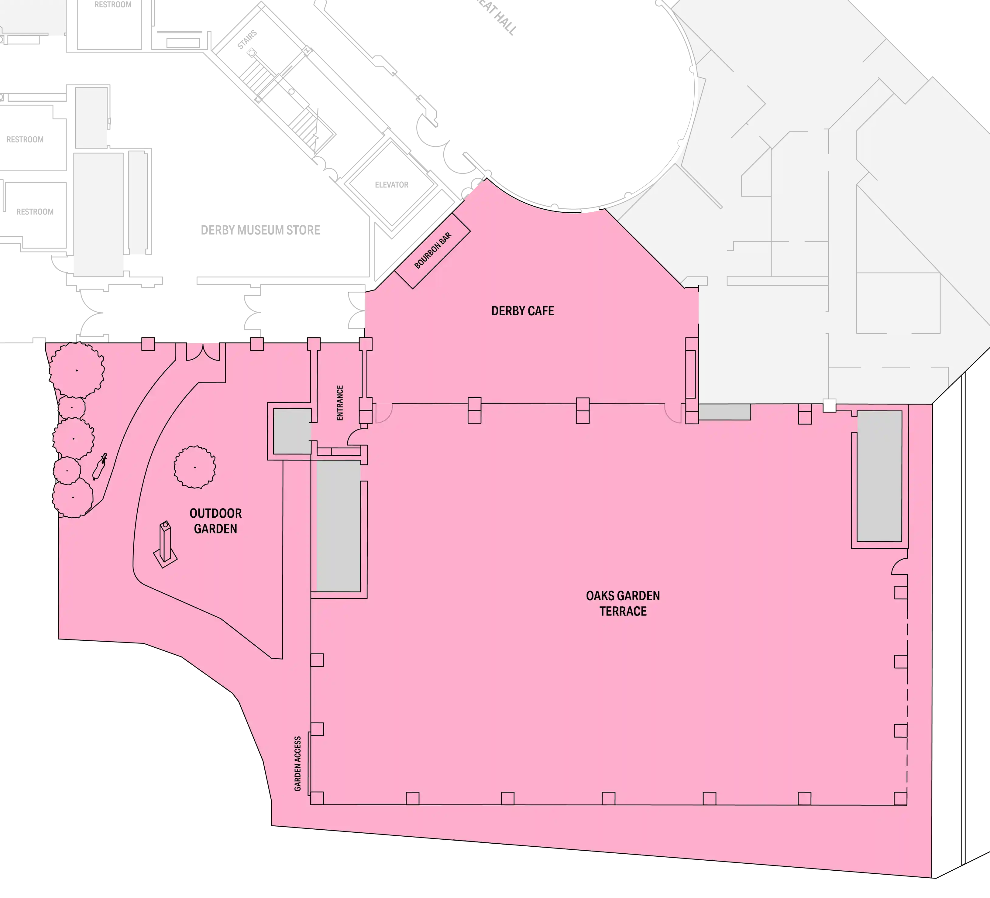 Kentucky Derby Museum Oaks Garden Terrace