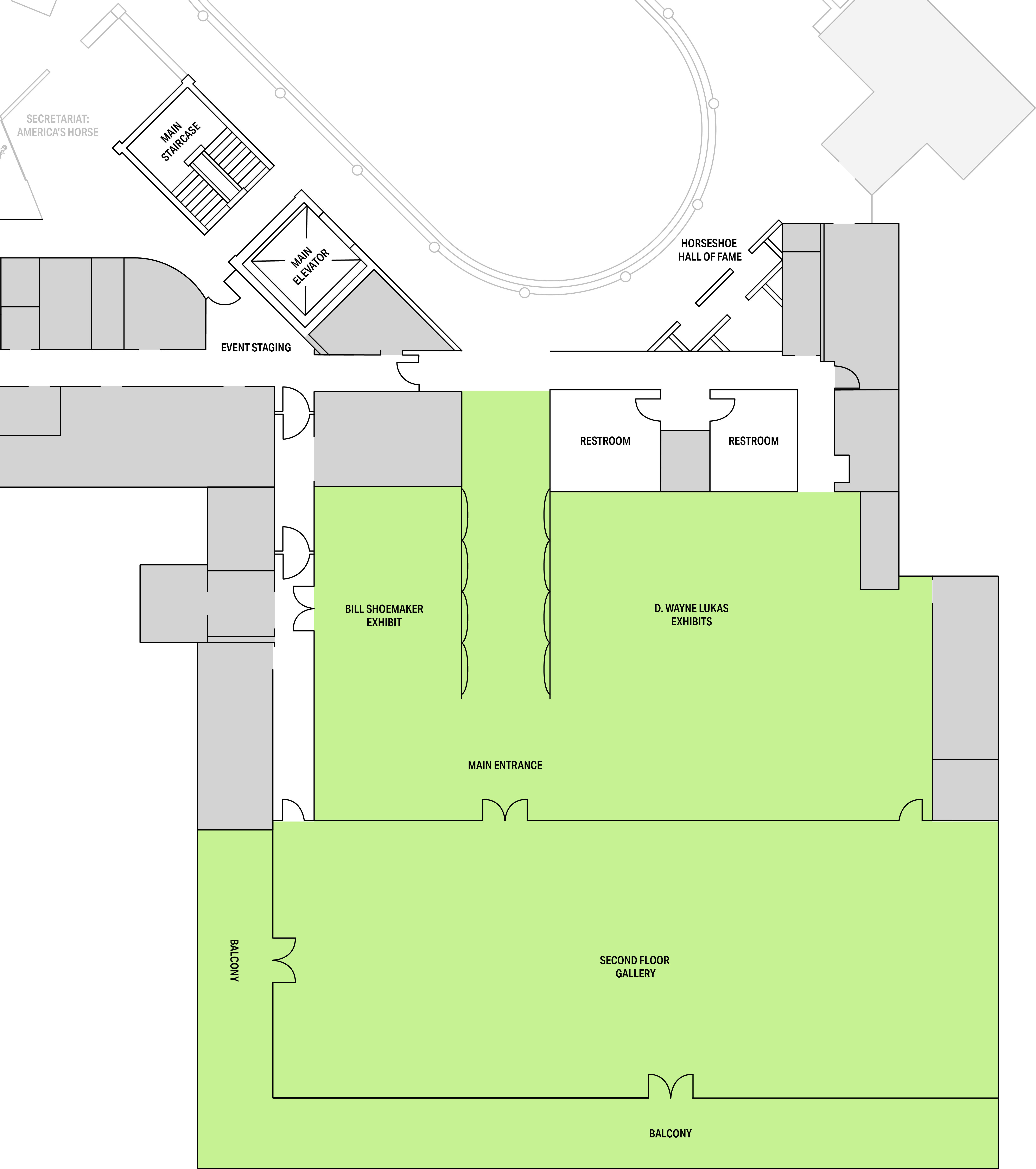 Kentucky Derby Museum Second Floor Gallery