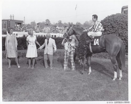 VINTAGE Secretariat Kentucky Derby Ron Turcotte Race Horse PIC Photo RARE 