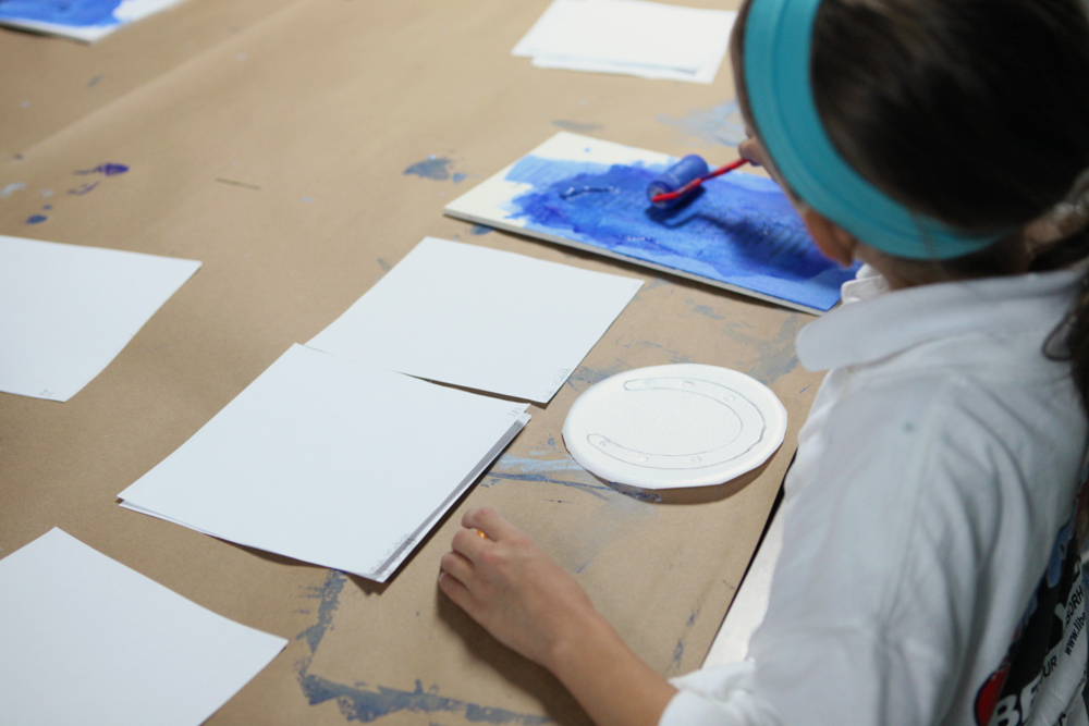 PRINTMAKING WORKSHOP FOR LOCAL STUDENTS & UPCOMING IMPRESSIONS ADDITION