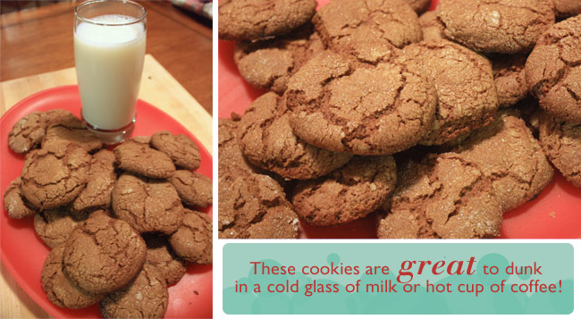 Holiday Molasses Crinkles Cookies ~ Kentucky Derby Museum Cookbook