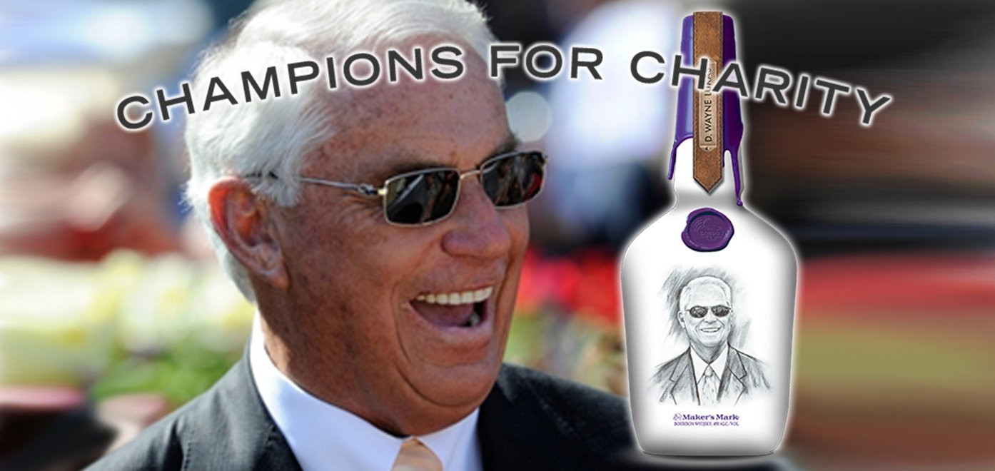 Maker's Mark Bottle Pickup and signing with D. Wayne Lukas