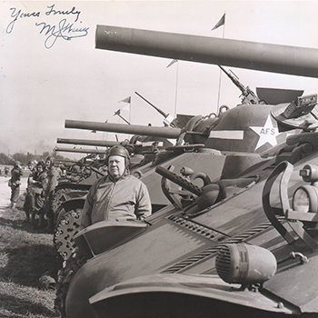 Image of war tanks