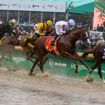Justify at 2018 Kentucky Derby