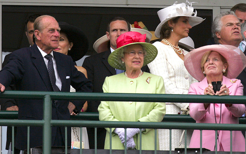 Queen Elizabeth II at the Kentucky Derby