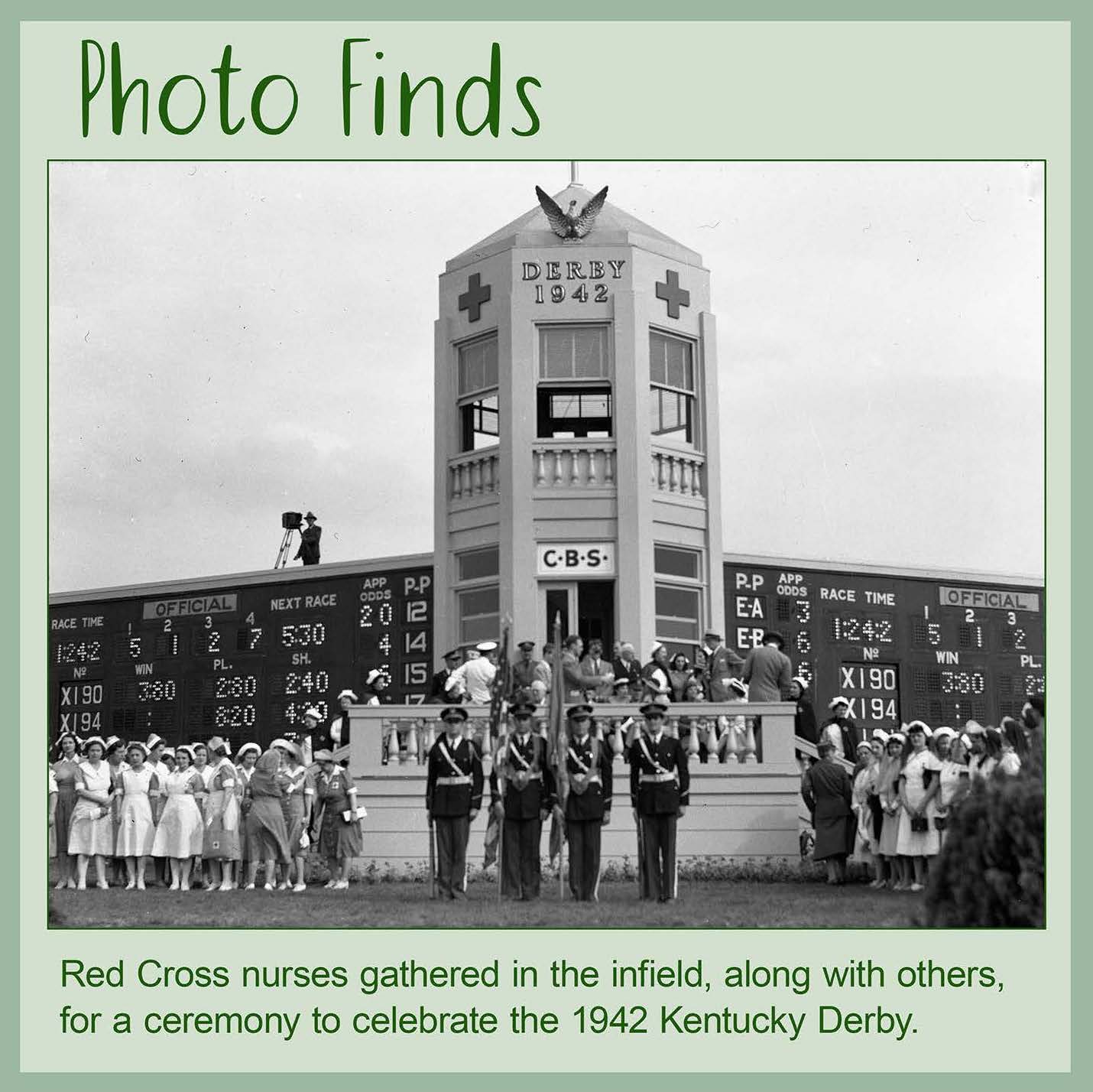 Red Cross Nurses in Winners Circle 1942