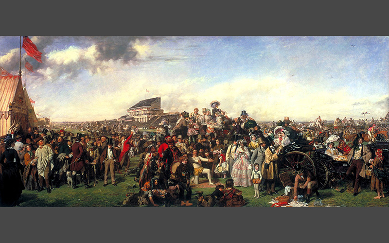 The Derby Day painting by William Powell Frith