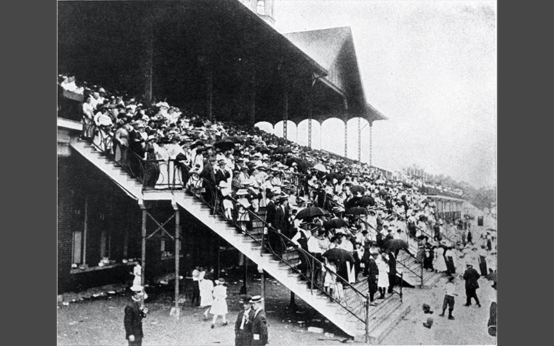 Spectators in Original Grandstand 1892