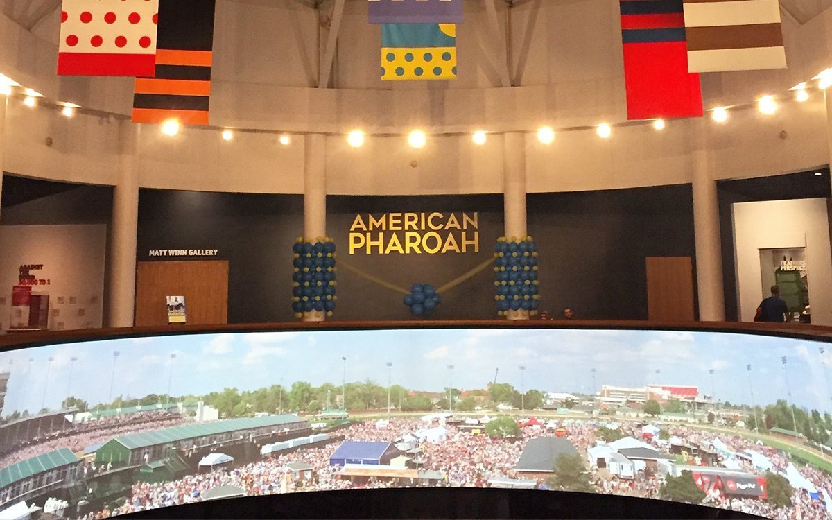 AMERICAN PHAROAH exhibit now open in the Kentucky Derby Museum