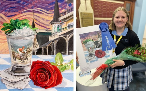 Kentucky Derby Museum surprises Grand Prize Winner in 37th annual Horsing Around With Art competition presented by WinStar Farm