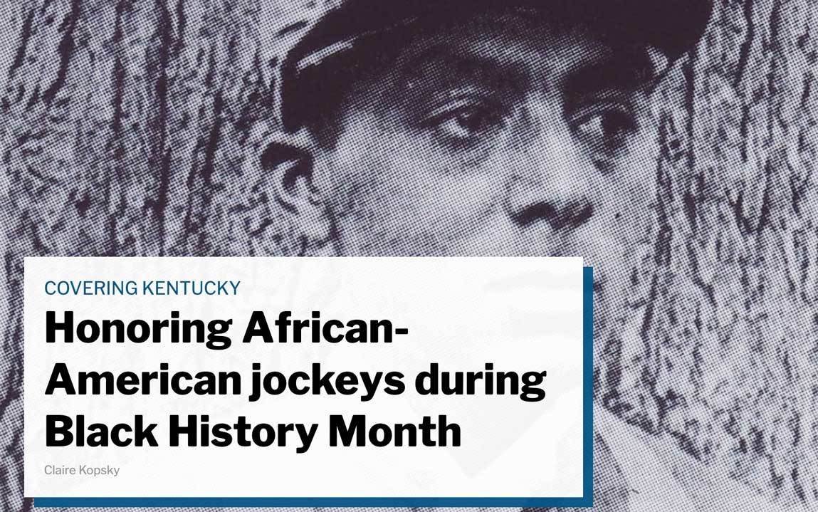 Honoring African-American jockeys during Black History Month